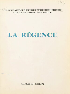 cover image of La Régence